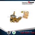 Brass thermostat gas valve for oven and gas cooker
